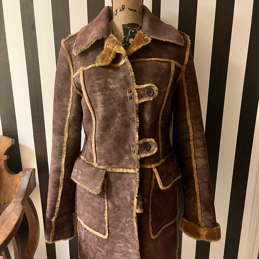 INC International Concepts Brown Teddy Jacket - Picture 2 of 5